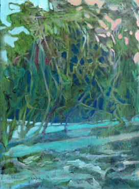 Manatee Cove by Jane Medved, copyright 2013, 24x18